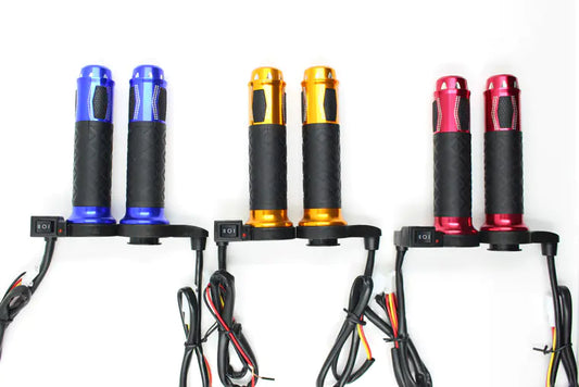 Puños calefactables para motocicleta 12V