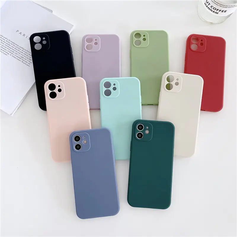 FUNDA DE SILICONA PARA IPHONE