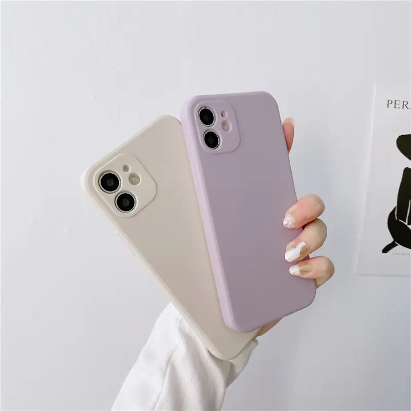 FUNDA DE SILICONA PARA IPHONE